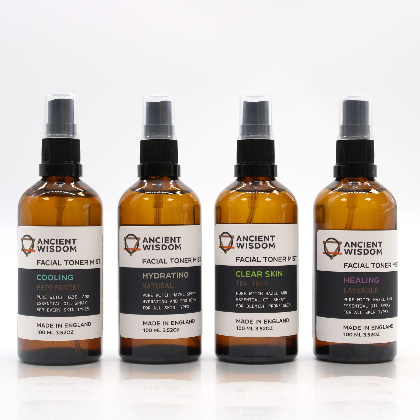 Pure Witch Hazel Facial Toner Mist 100ml for Refreshing Hydration