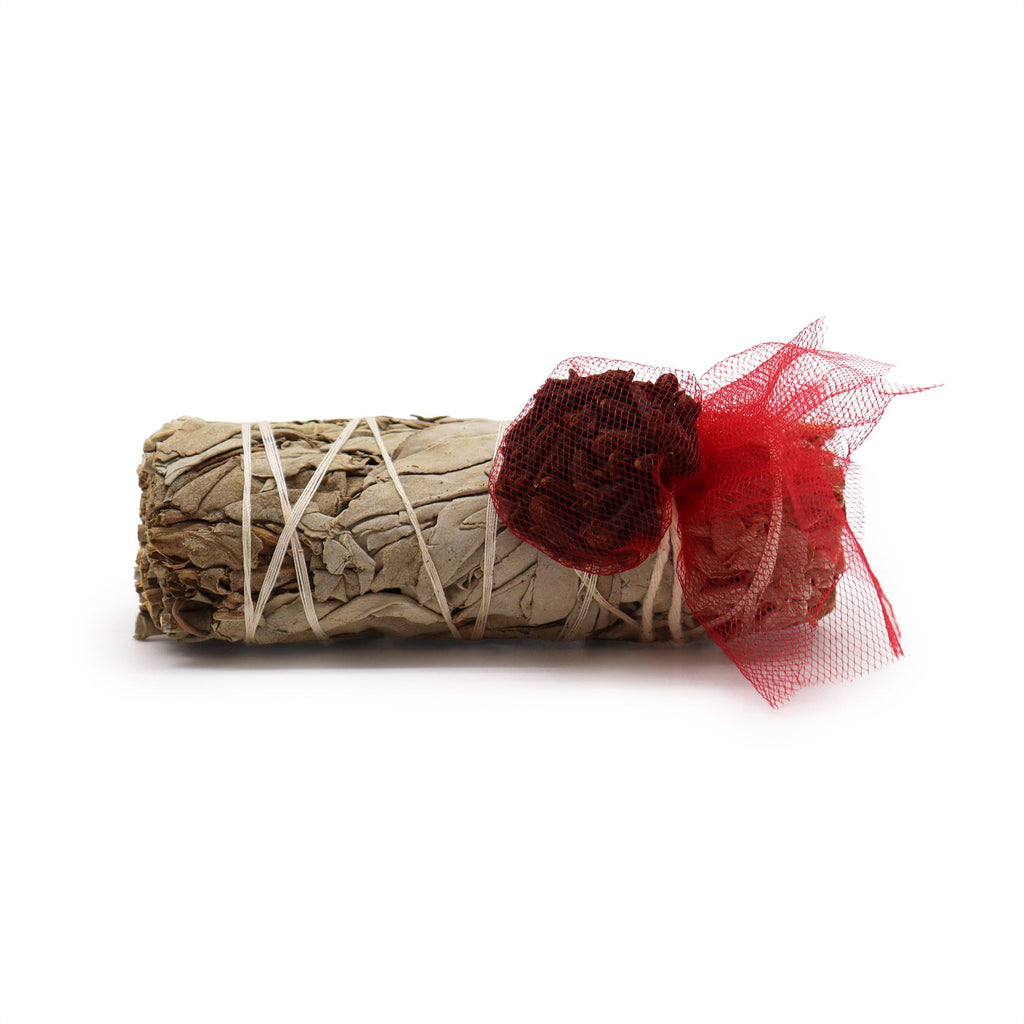 Smudge Stick White Sage and Clove 10cm for Cleansing Spaces