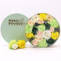 Round Box Spring Celebrations Gift Set in Bright Yellow and Green