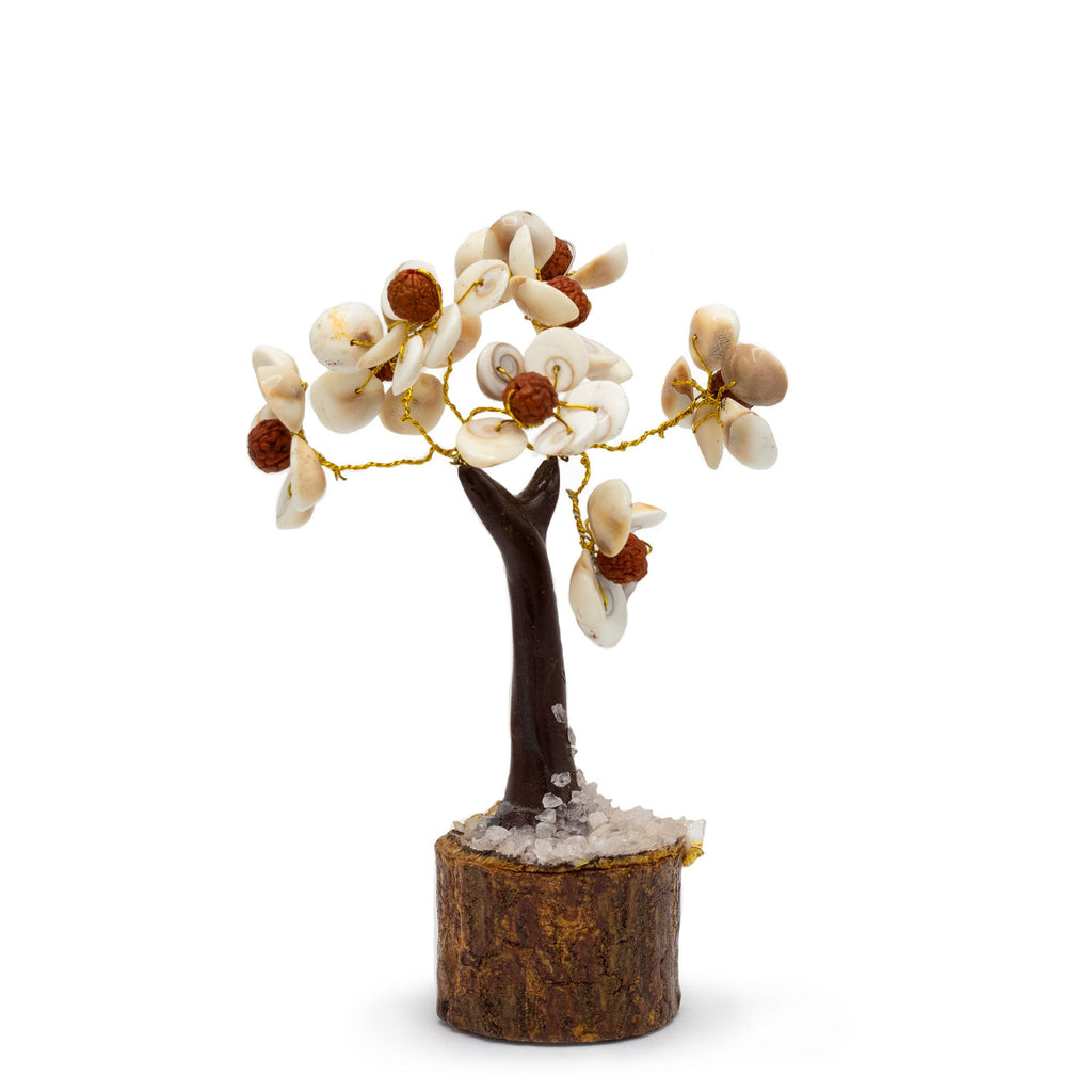 Med Gomati Chakra Circle Stone Tree with Rudraksha 45 Stones
