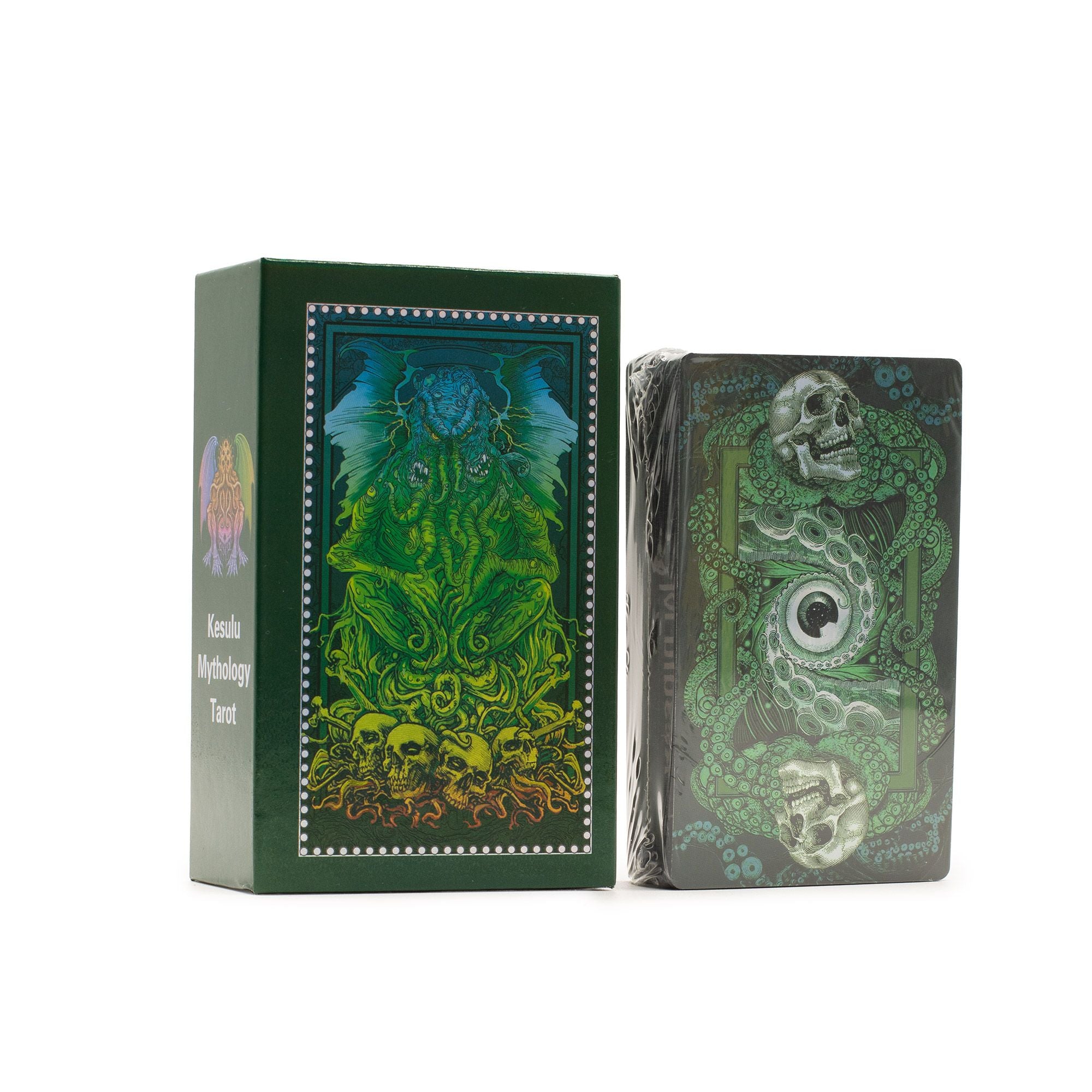 Foil Tarot Card Set Kesulu Mythology with Illustrated Guidebook