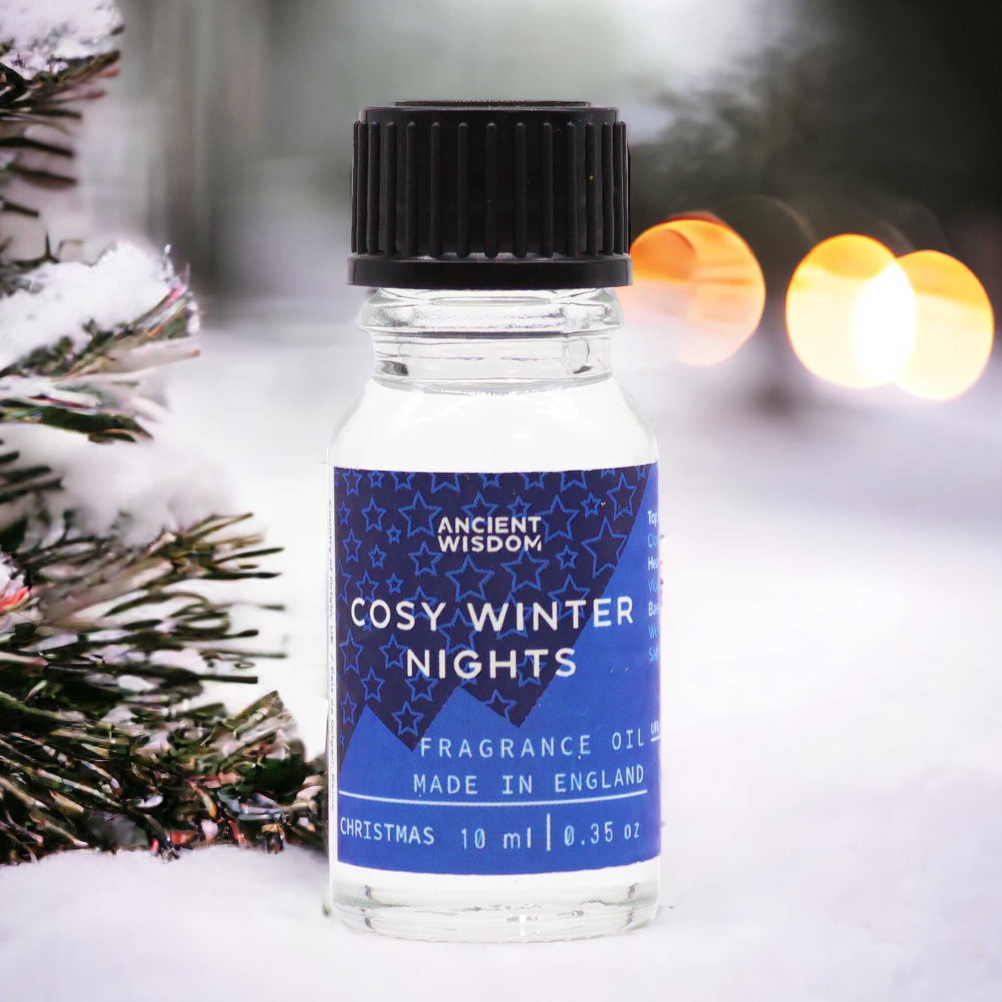 Cosy Winter Nights Fragrance Oil 10ml for a Relaxing Ambience
