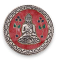 Buddha Red Decor Incense Holder with Intricate Design for Home