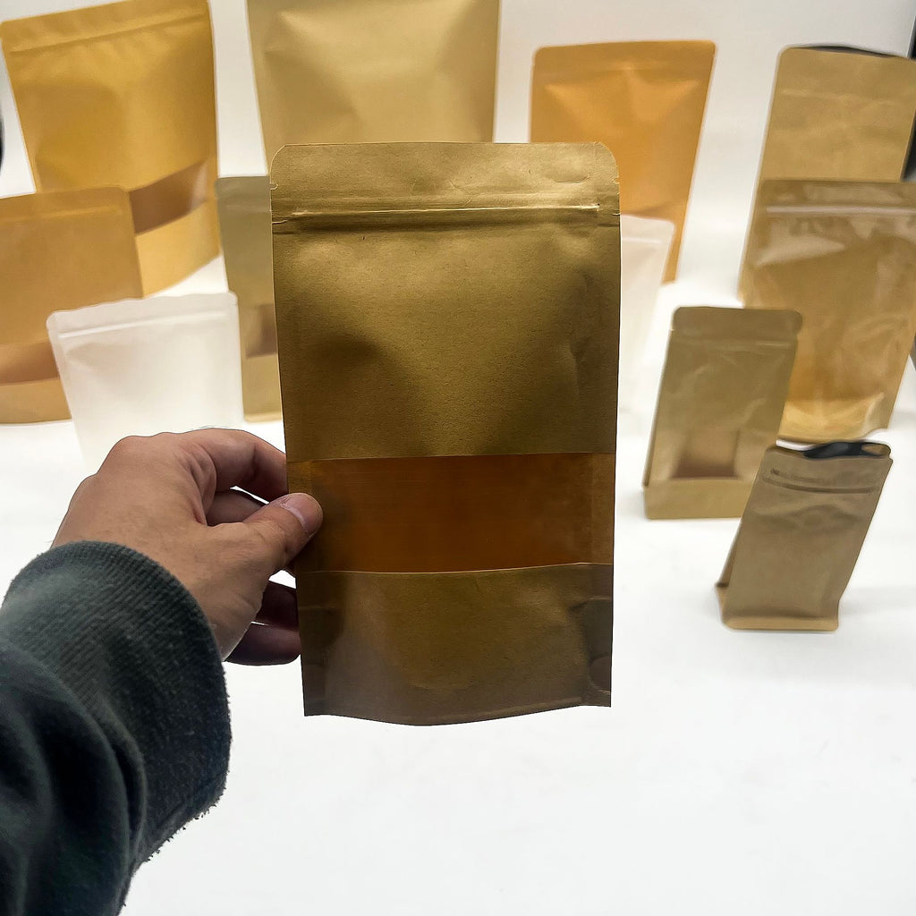 Kraft Window Bag 12x20 cm for Versatile Packaging Solutions