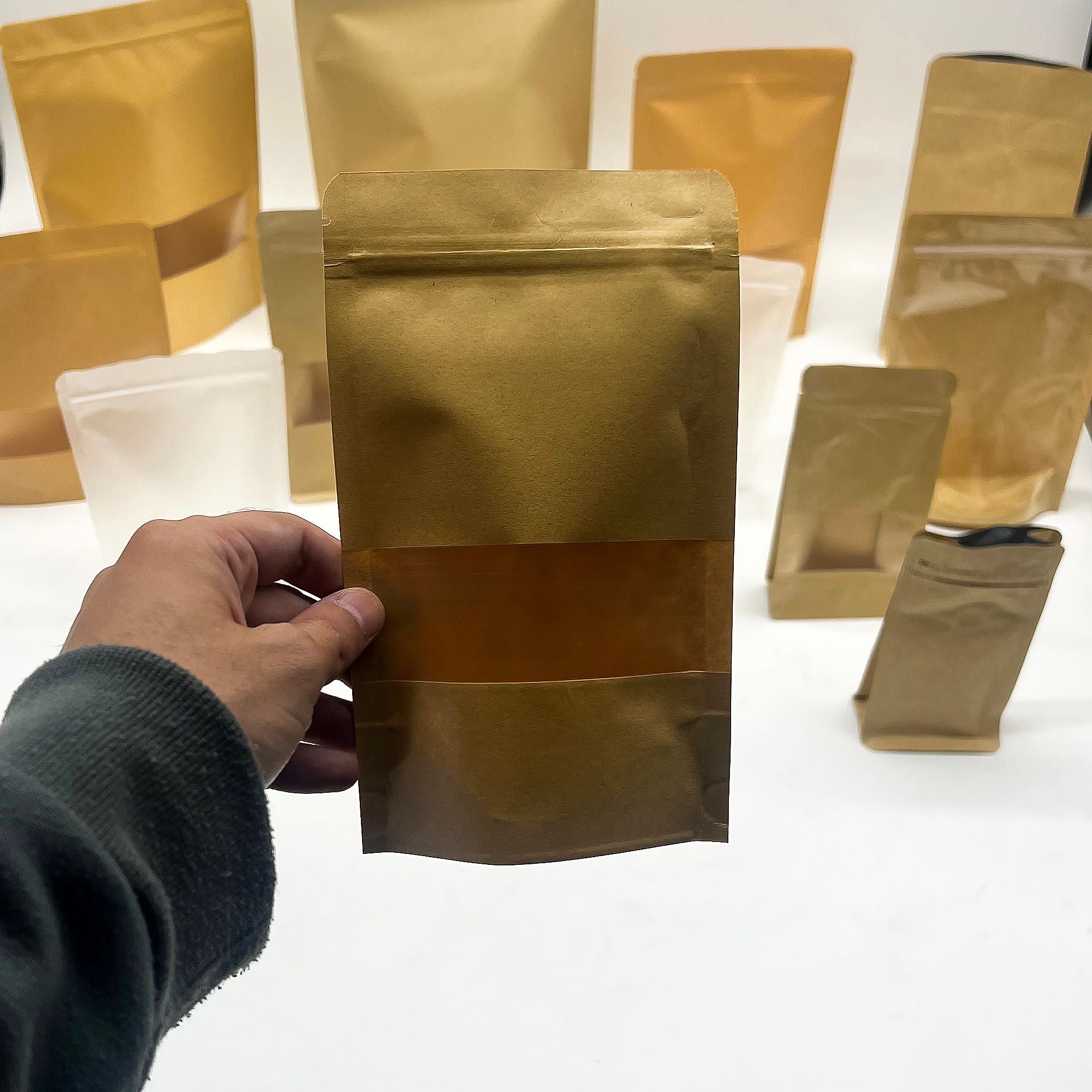 Kraft Window Bag 12x20 cm for Versatile Packaging Solutions