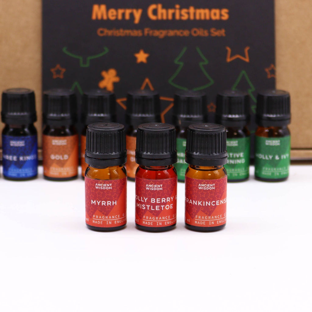 Holy Scents of Christmas Fragrance Set with 12 Festive Oils