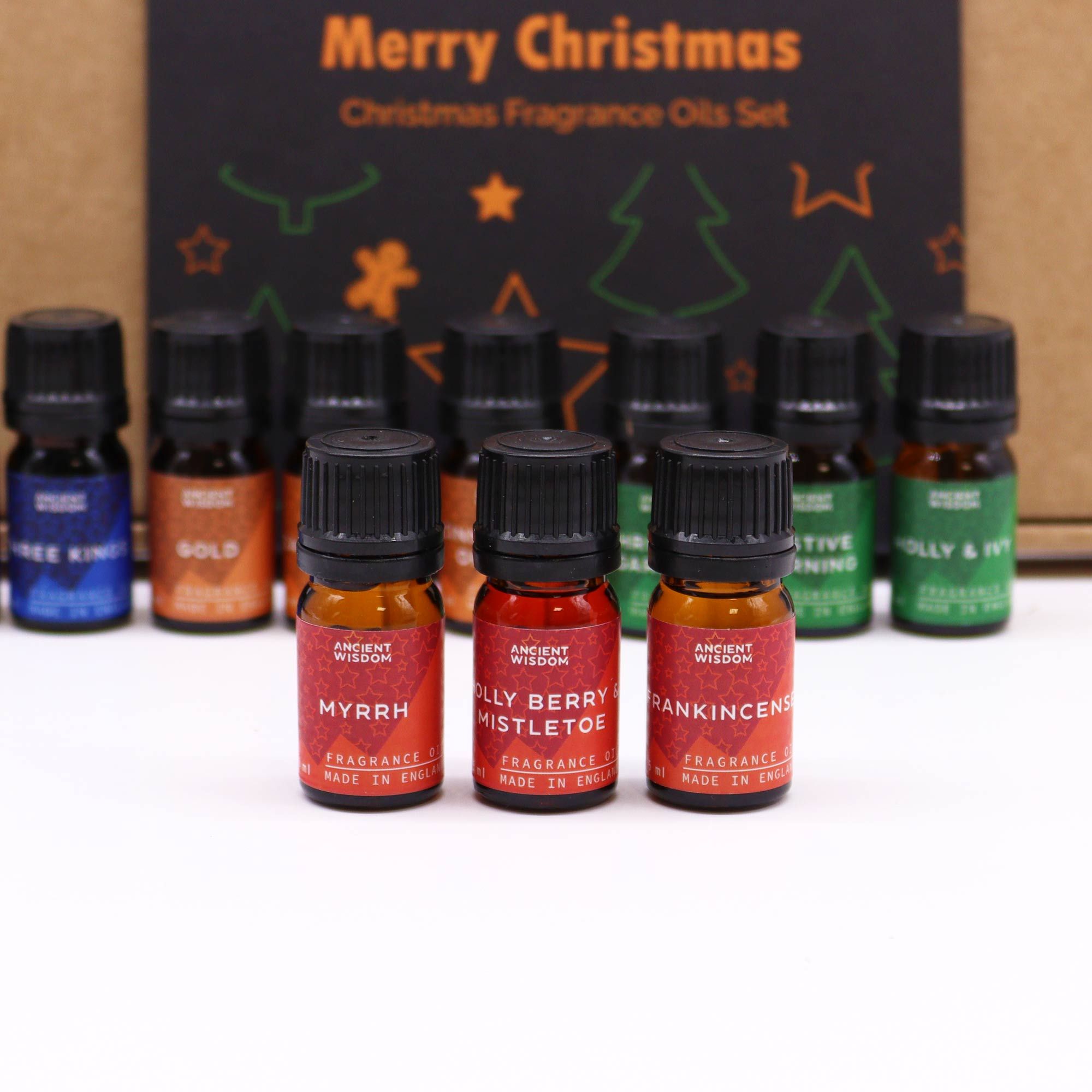 Holy Scents of Christmas Fragrance Set with 12 Festive Oils