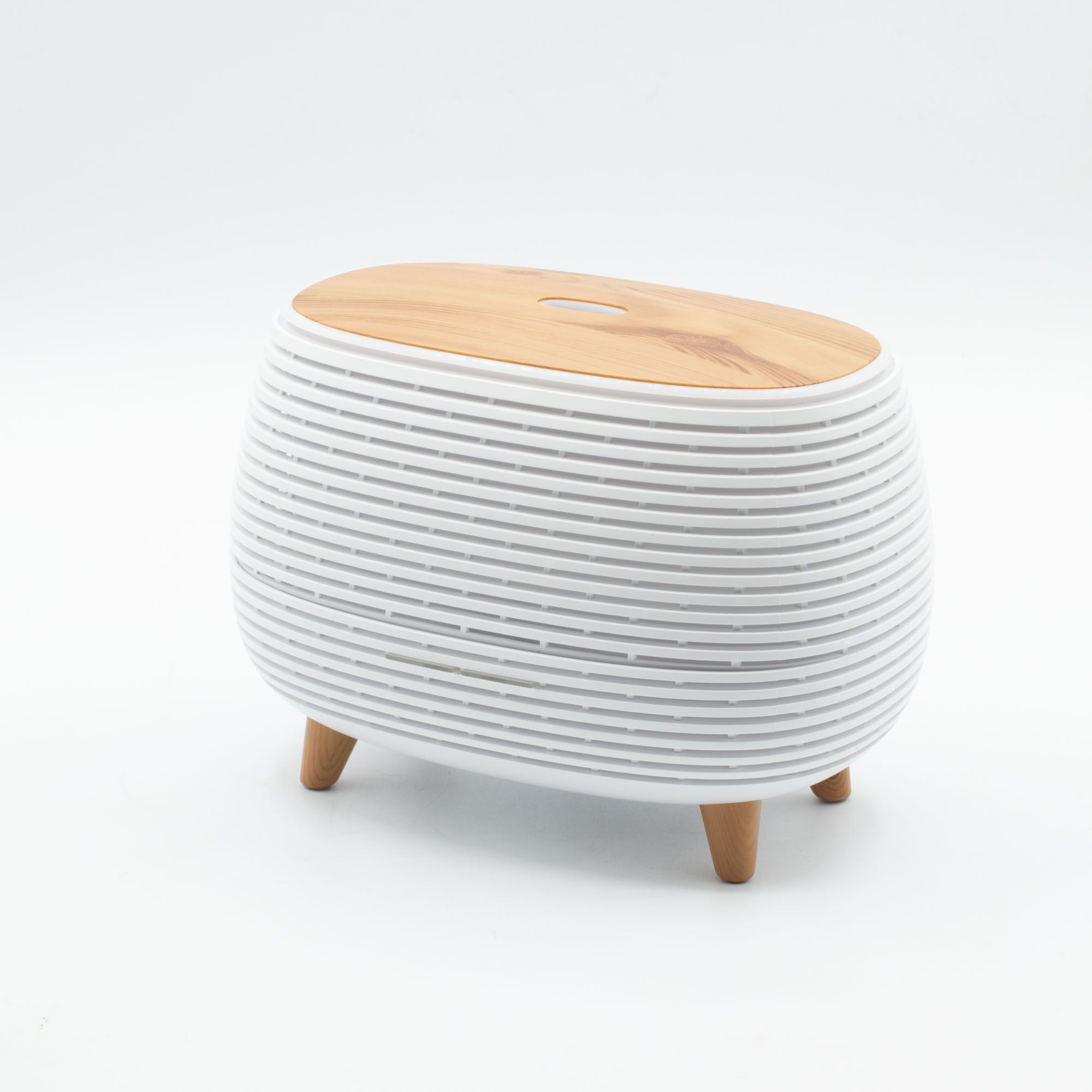 Futuristic Ribbed Aroma Diffuser with Colour Changing LED Light