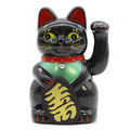 Black Money Cat 15cm Lucky Waving Cat for Attracting Wealth