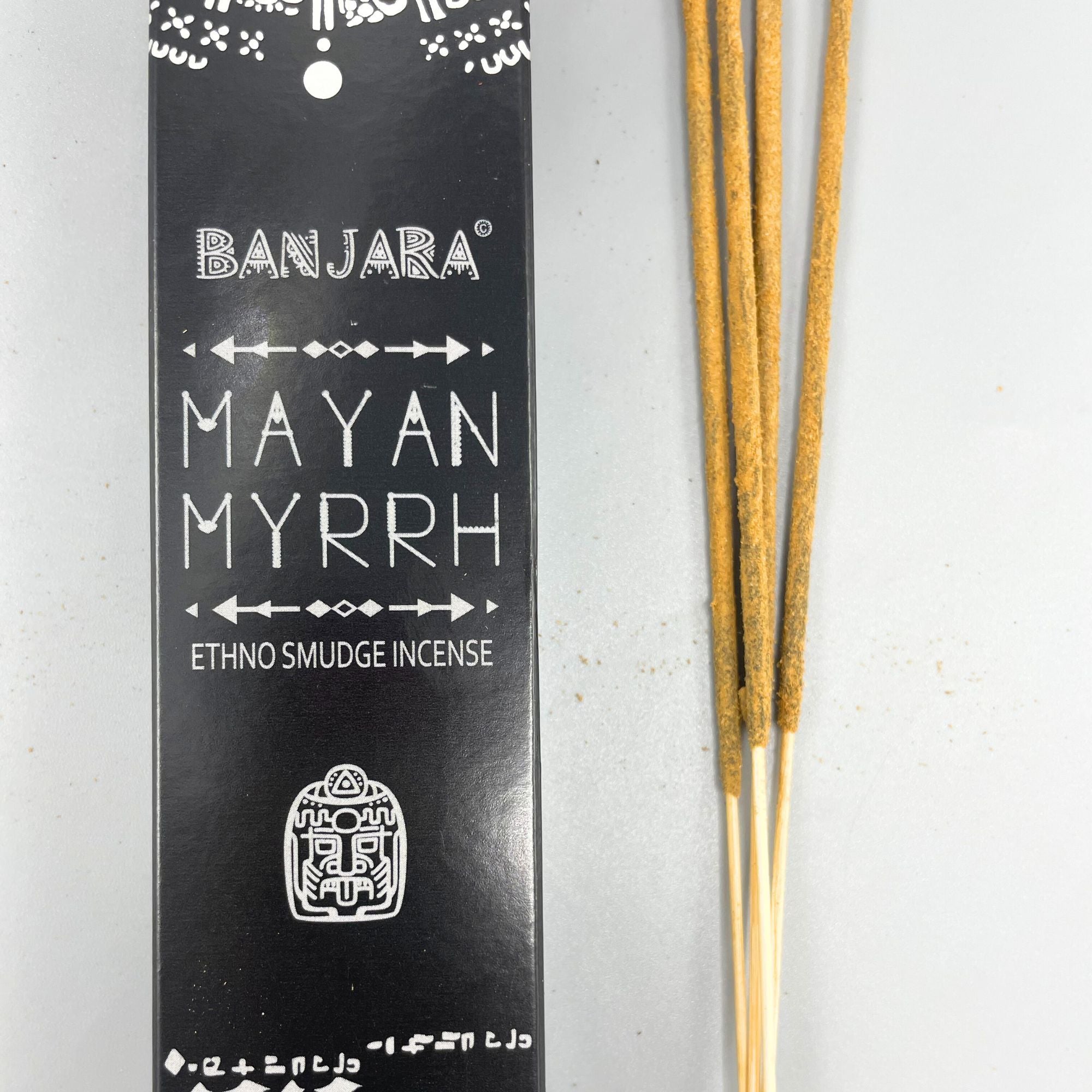 Banjara Tribal Smudge Incense Sticks with Authentic Mayan Myrrh Aroma