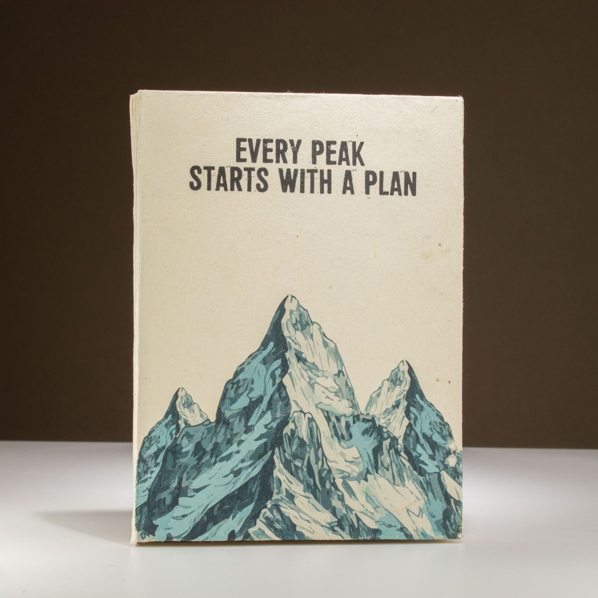 Lokta Inspiration Notebook Every Peak Large with Bookmark 21x15cm