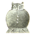 Large Owl Design Soapstone Dish for Elegant Bathroom Decor