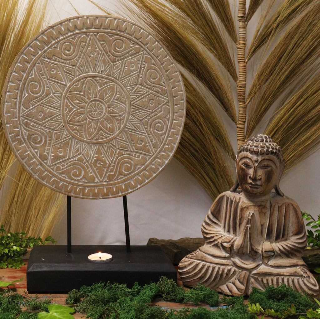 Buddha Feng Shui Set with Classic Mandala Design for Inner Harmony