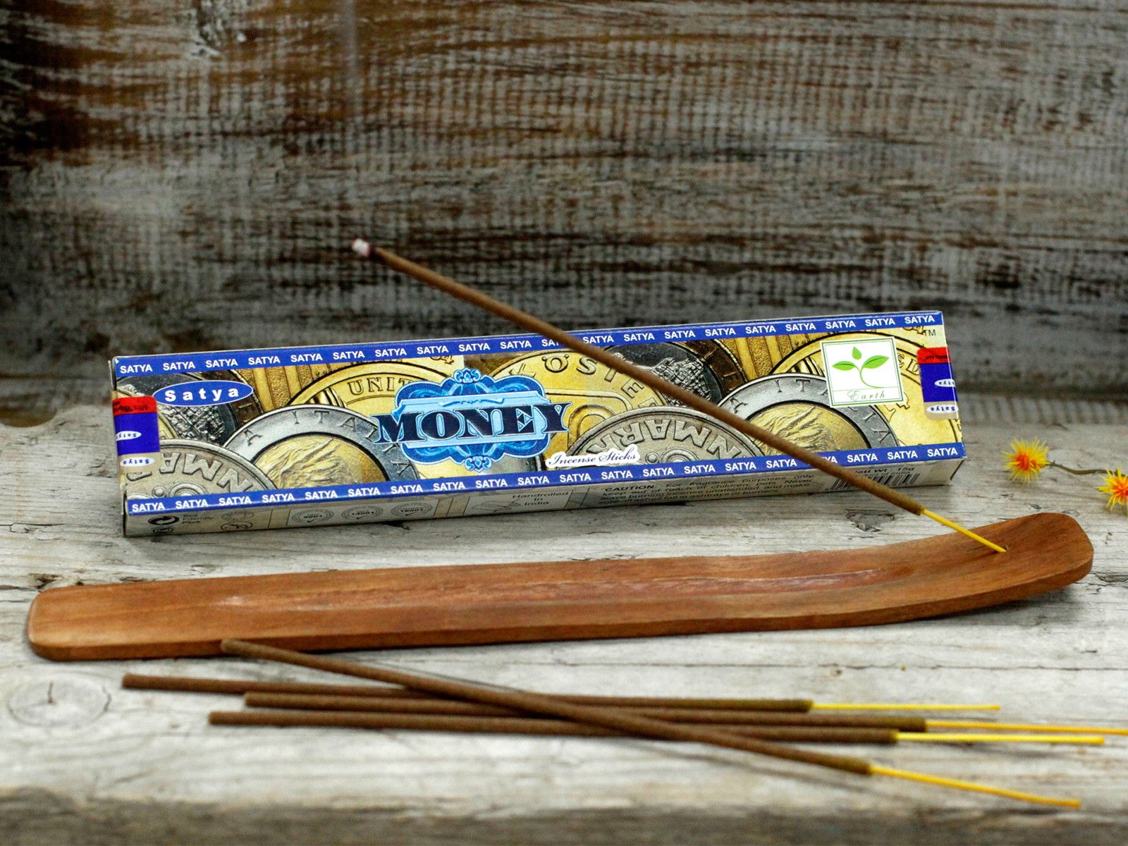 Satya Incense 15gm Energising Money Fragrance Sticks