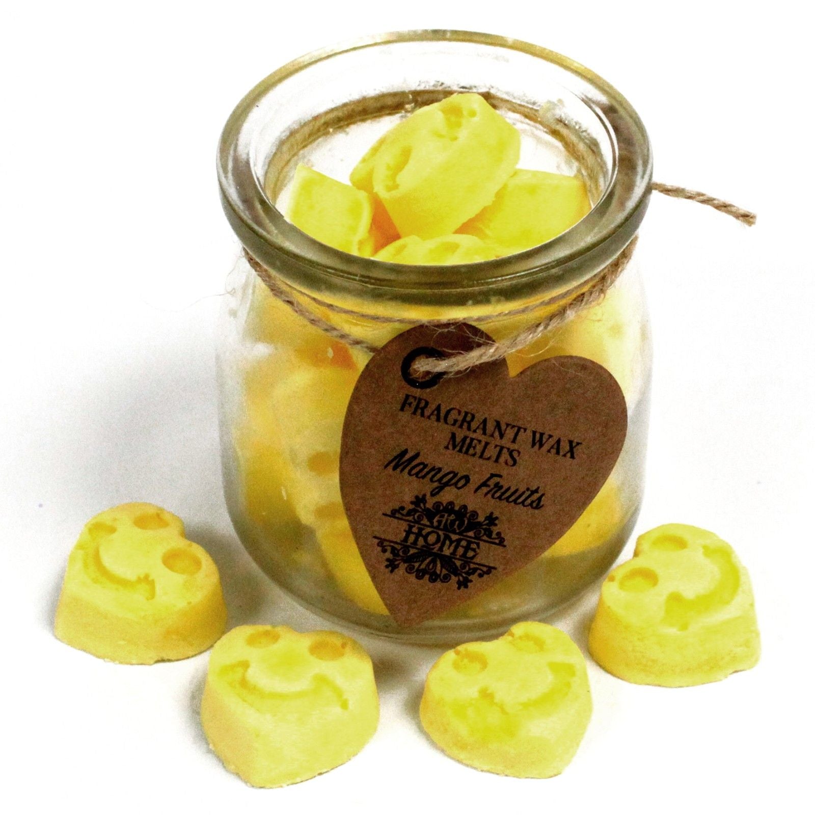 Soywax Melts Jar with Mango Fruits for Inviting Home Fragrance