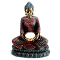 Antique Buddha Devotee Candle Holder for Tranquil Home Decor