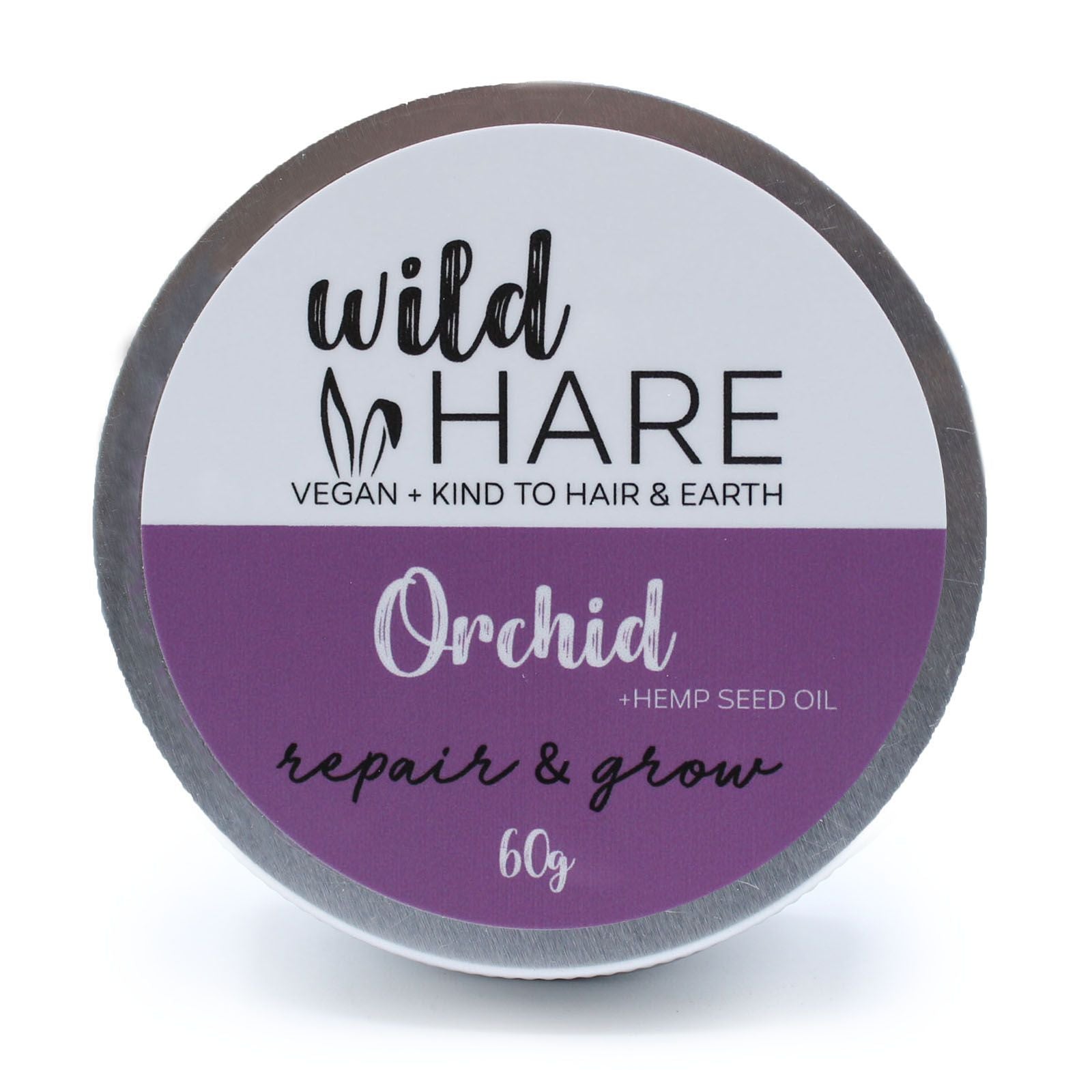 Wild Hare Orchid Solid Shampoo 60g for Eco Friendly Hair Care