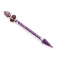 Shiva Lingam Magic Wand with Amethyst for Home Decor and Success