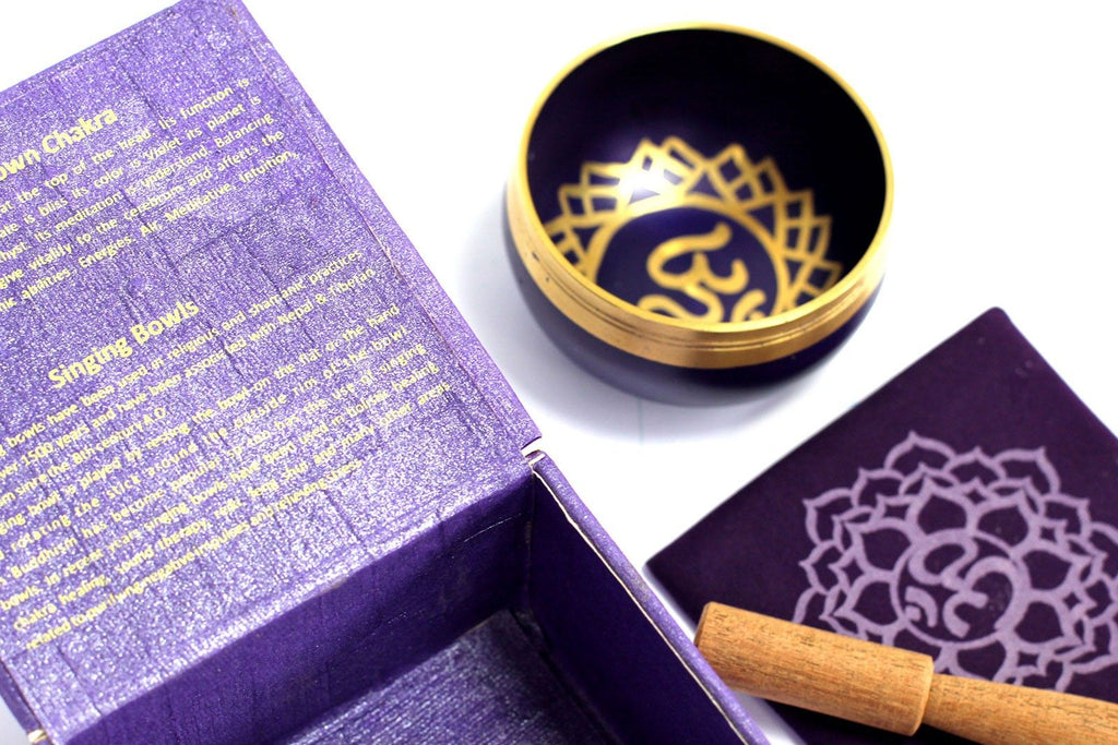 Chakra Singing Bowl Crown for Meditation and Inner Calm Use