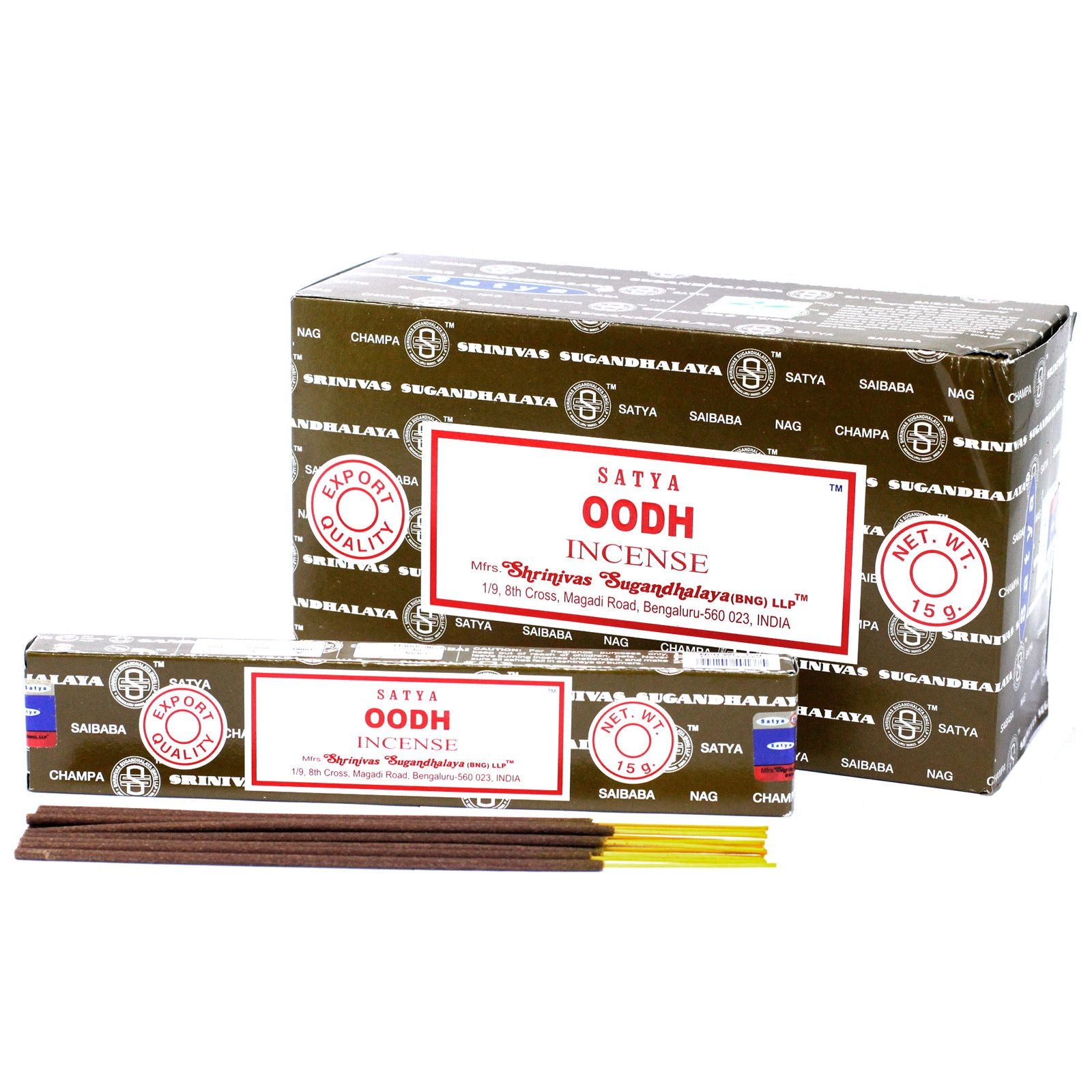 Satya Incense Sticks 15gm Oodh for Refreshing Home Aroma