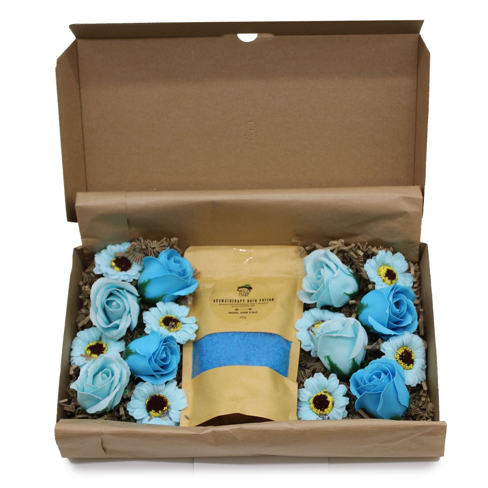 Wild Hare Salt & Flowers Total Unwind Bath Set for Relaxation