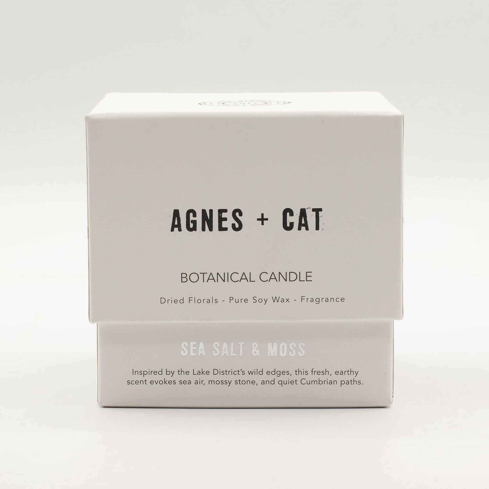 Agnes + Cat Botanical Soy Wax Candle - Sea Salt & Moss