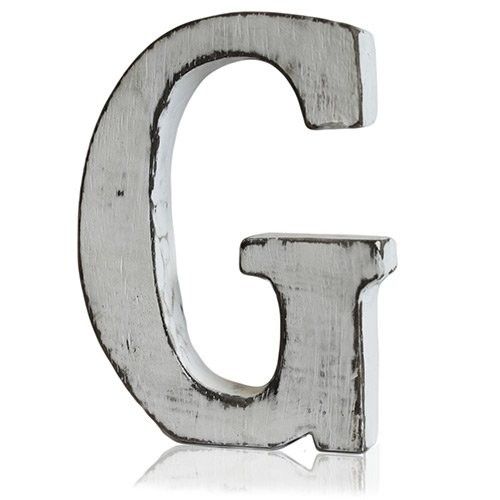 Shabby Chic Letter G for Home Decor and Personalisation Ideas