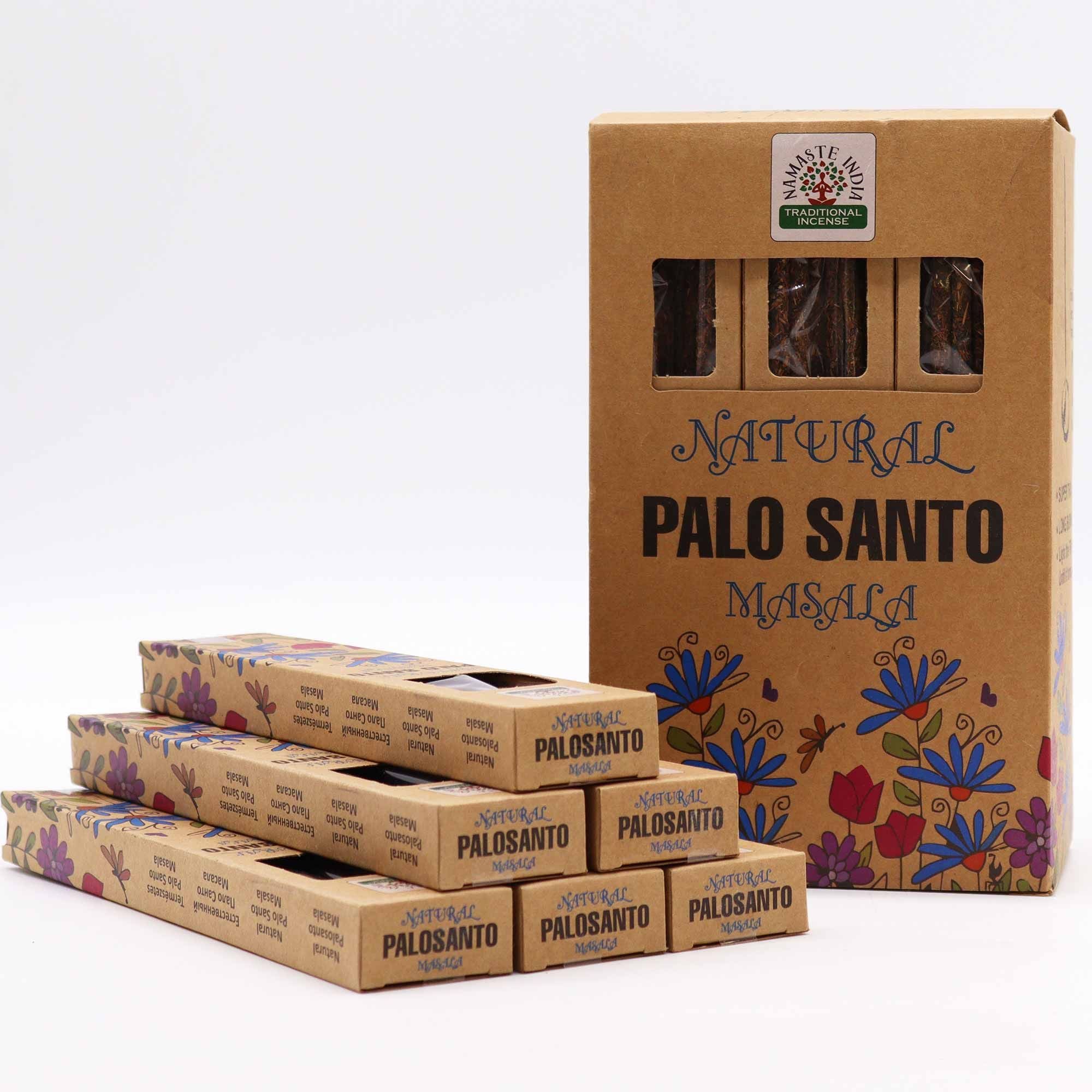 Natural Botanical Masala Incense Sticks with Palo Santo Fragrance