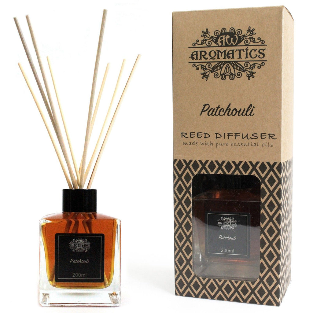 200ml Patchouli Essential Oil Reed Diffuser for Home Fragrance