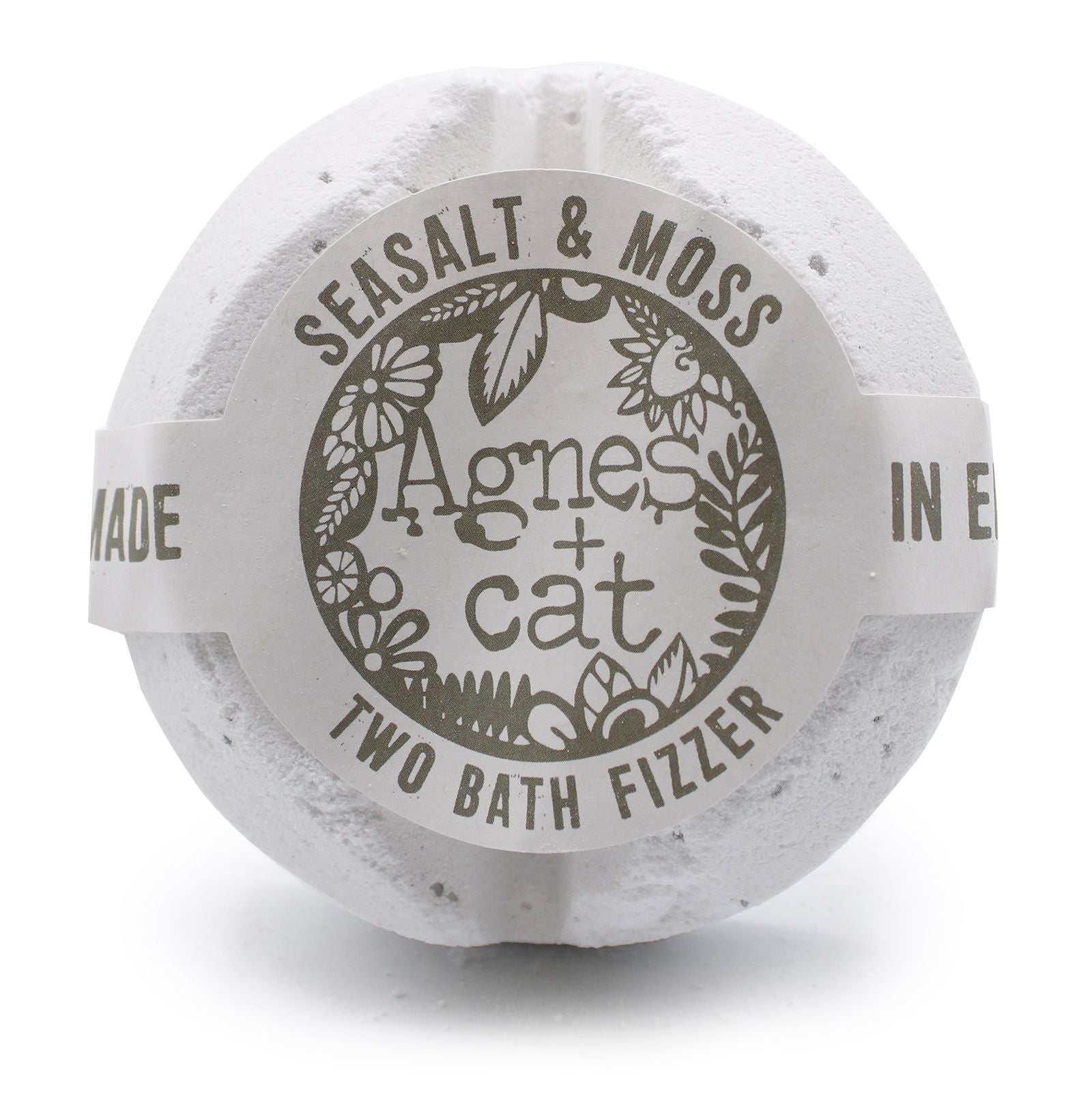 Agnes + Cat Bath Fizzer - Sea Salt & Moss