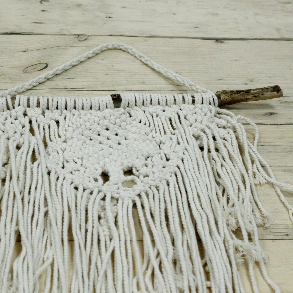 Macrame Wall Hanging Home & Heart for Boho Chic Decor