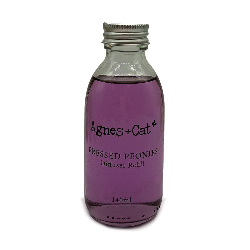 Agnes + Cat Reed Diffuser Refill 150ml Pressed Peonies Fragrance