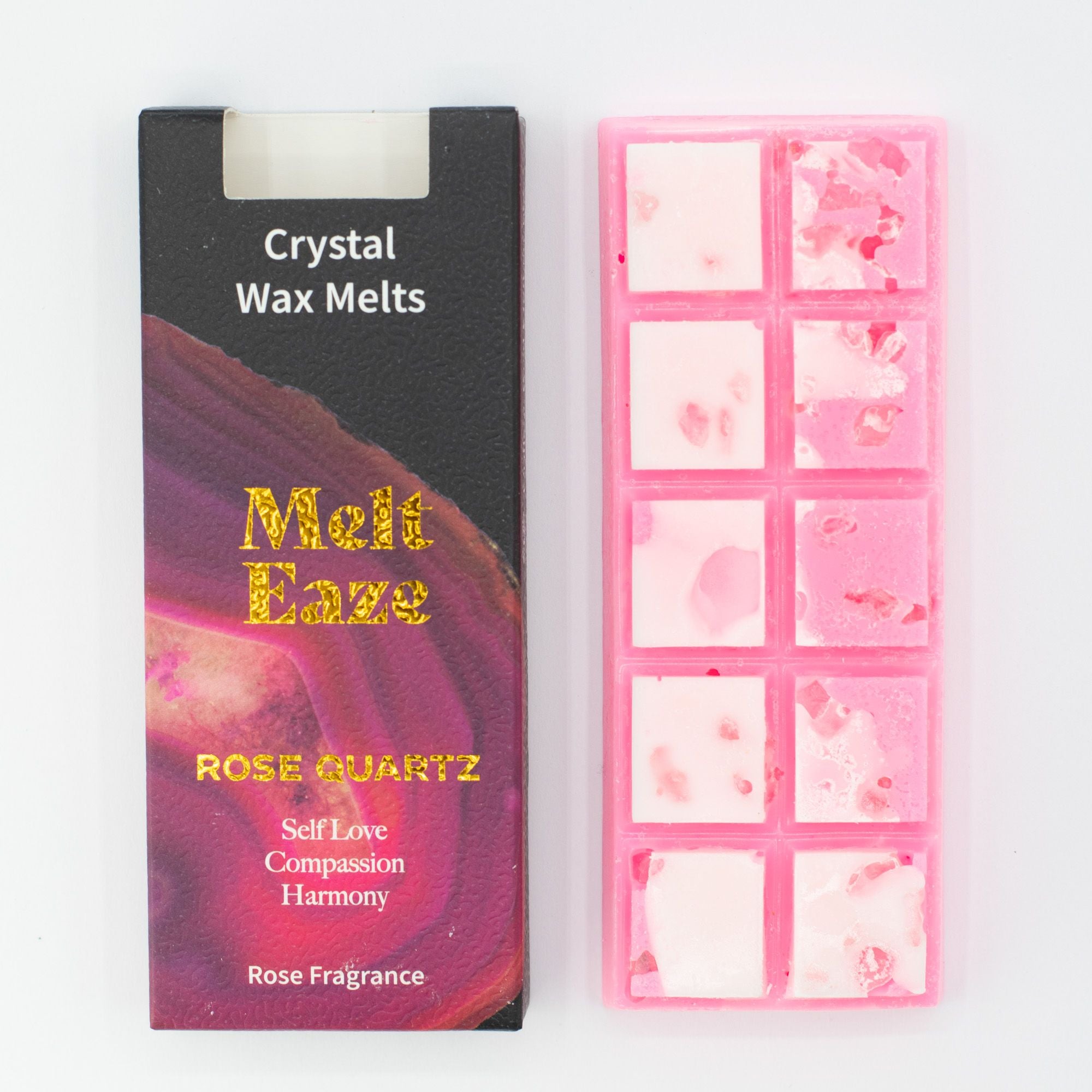 MeltEaze Wax Melts 50g - Rose Quartz Love - Rose