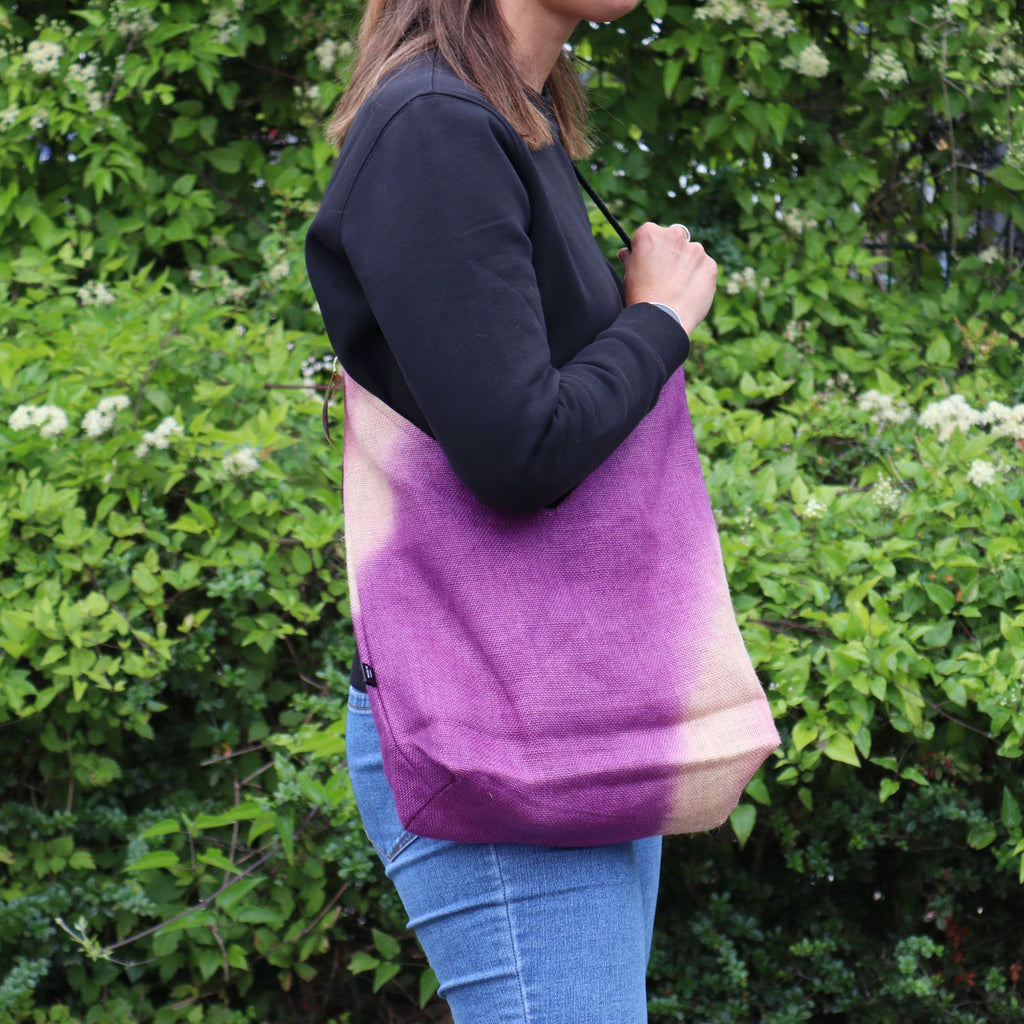 Soft Blend Shoulder Tote in Antique Fuchsia for Stylish Carrying