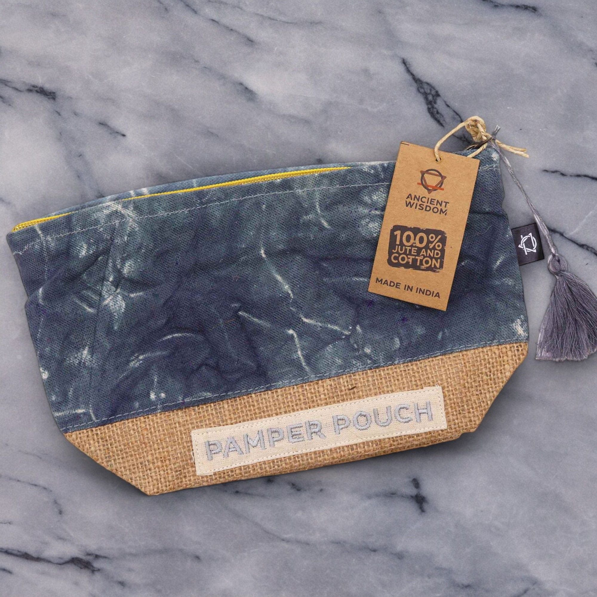 Pamper Pouch Charcoal Stonewash for Storing Beauty Essentials