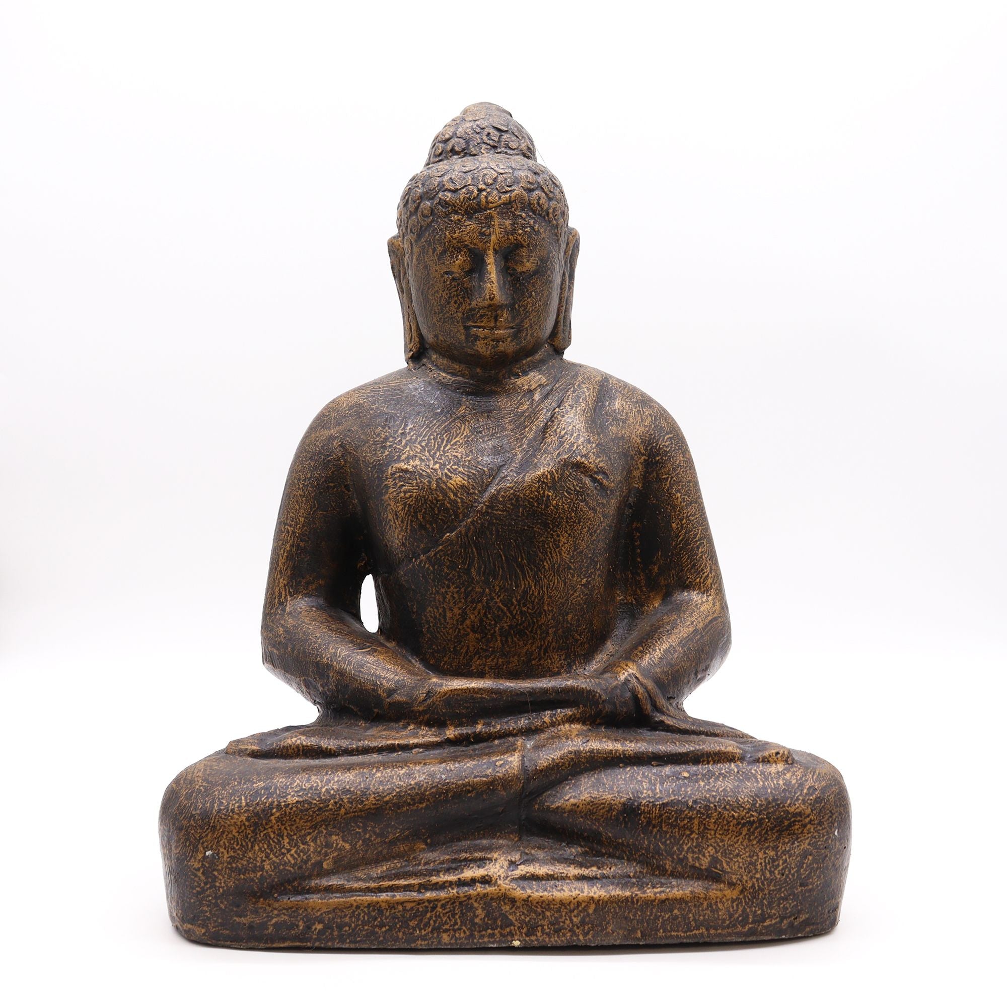 Medium Buddha Classic Antique Gold Statue 0.5m Height