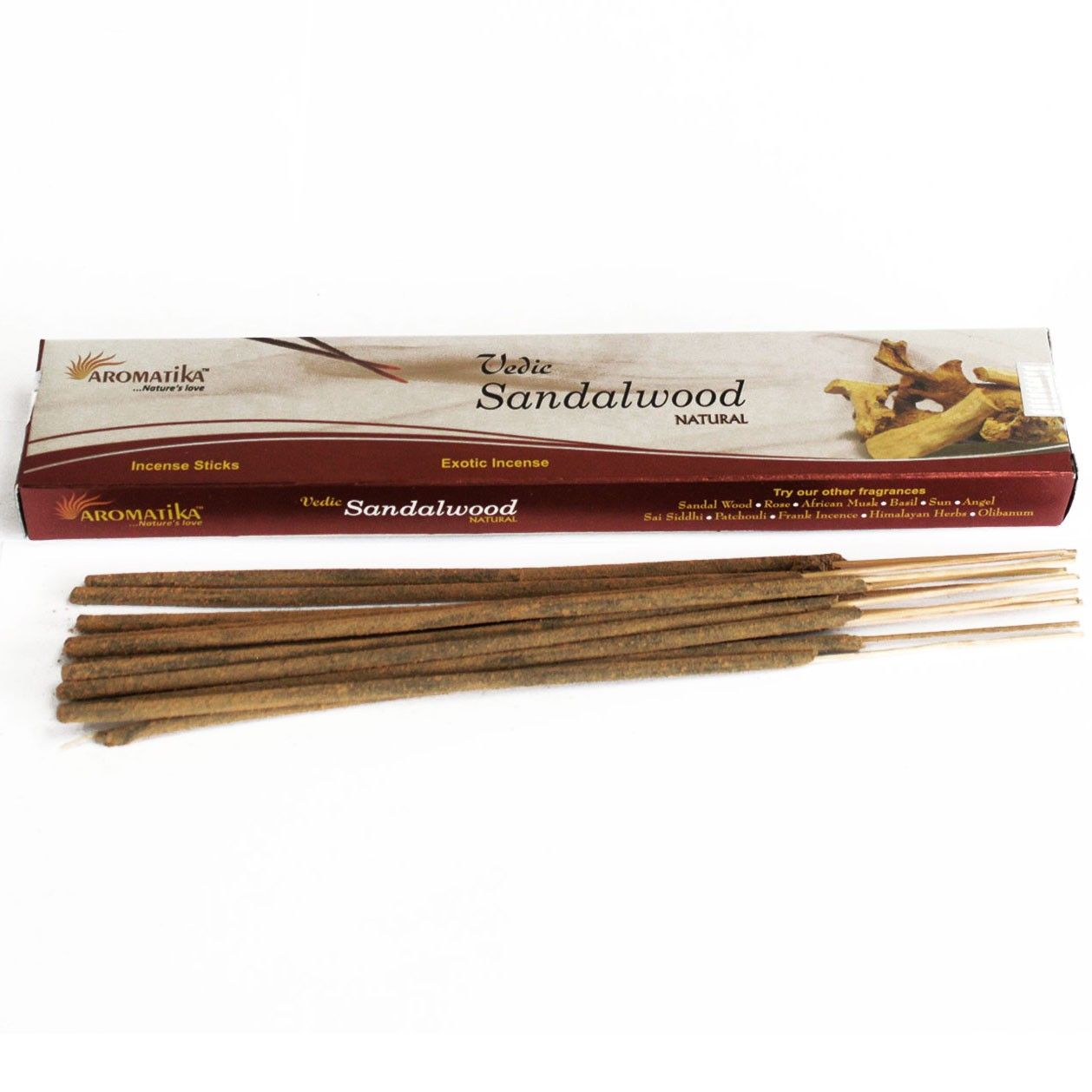 Vedic Incense Sticks Sandalwood Box of 12 for Home Fragrance
