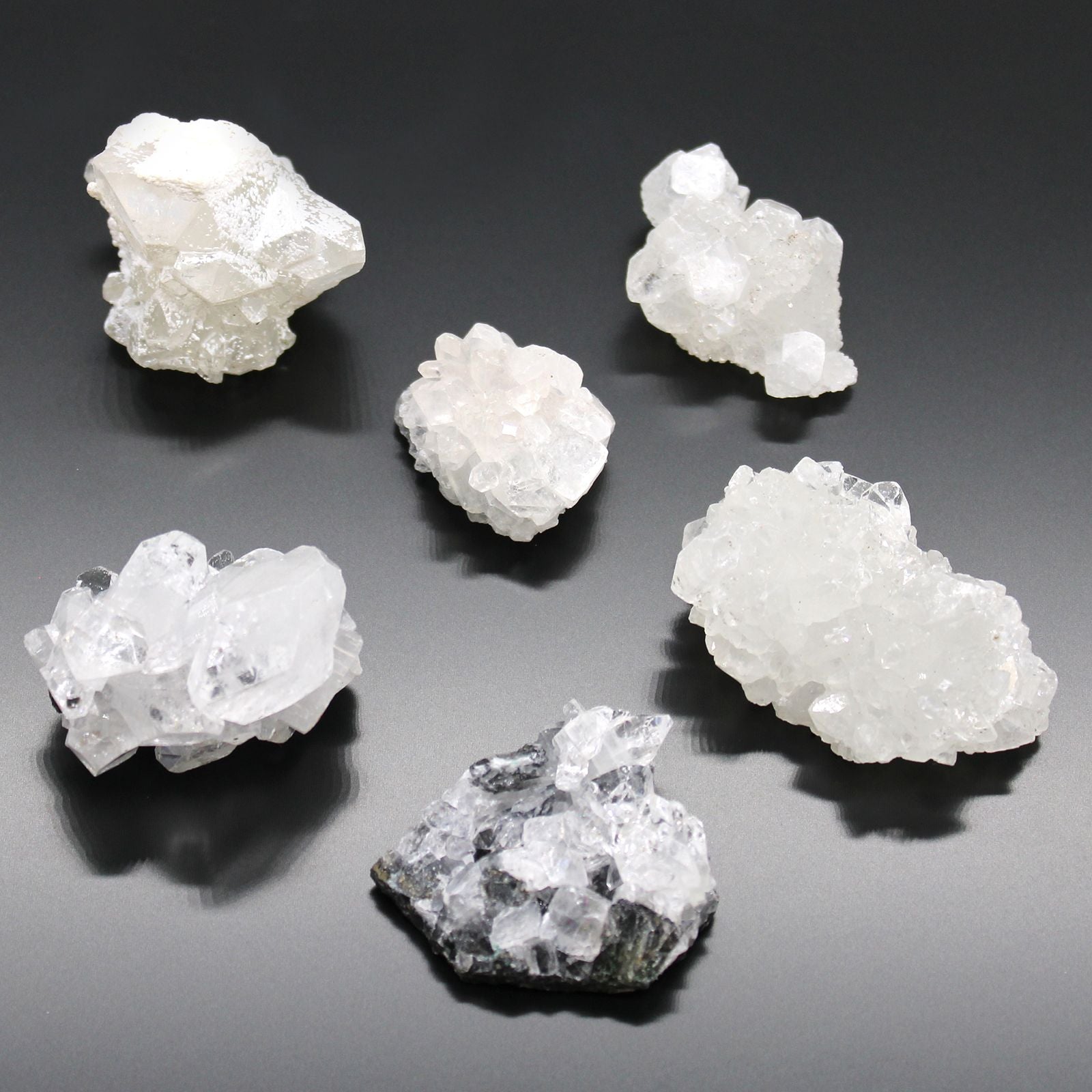 White Apophyllite Clusters 20 30mm for Home Decor and Collecting