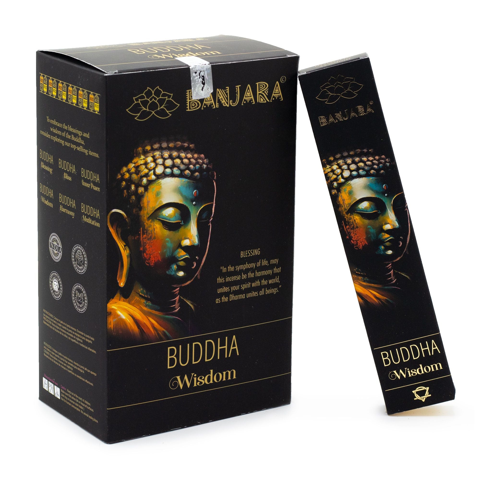 Banjara Buddha Wisdom Incense for Creating Peaceful Tranquil Spaces