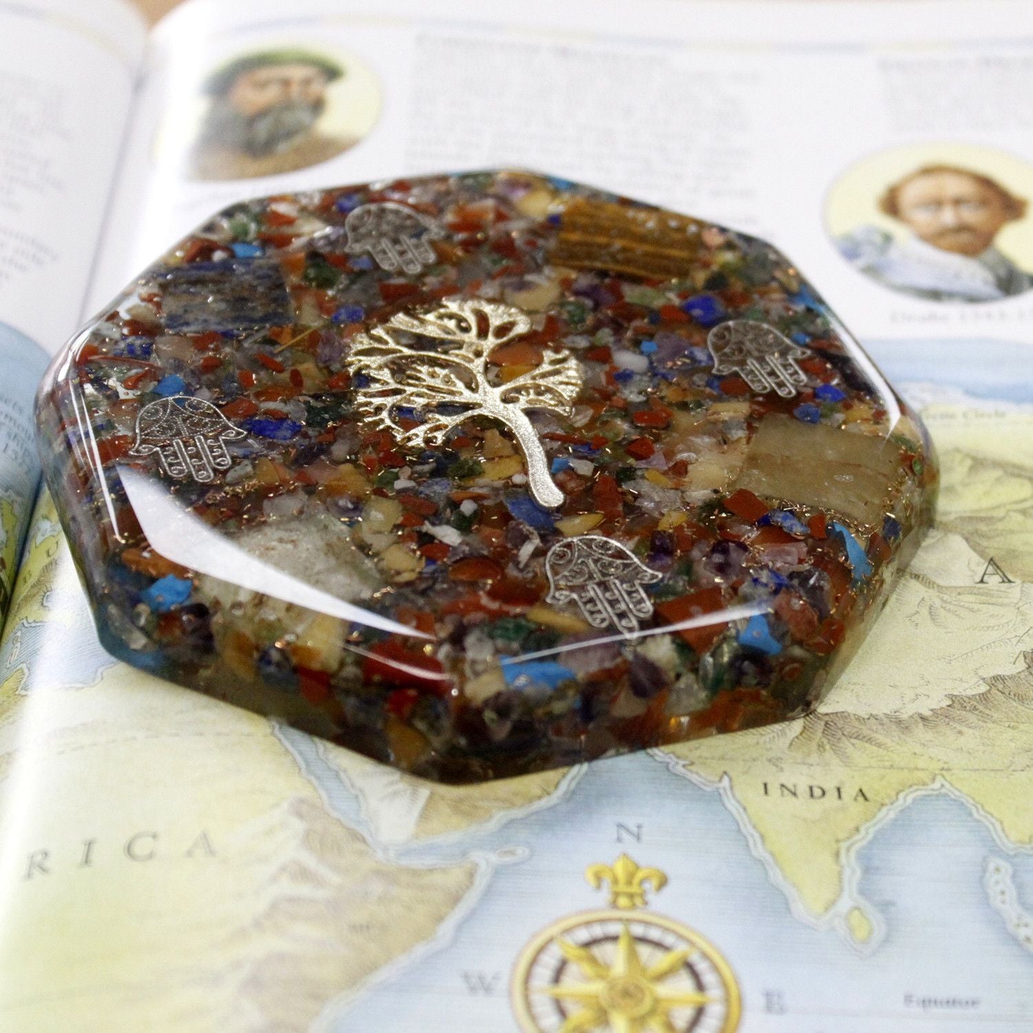 Orgonite Desk Power Packs - Tree of Life - Large