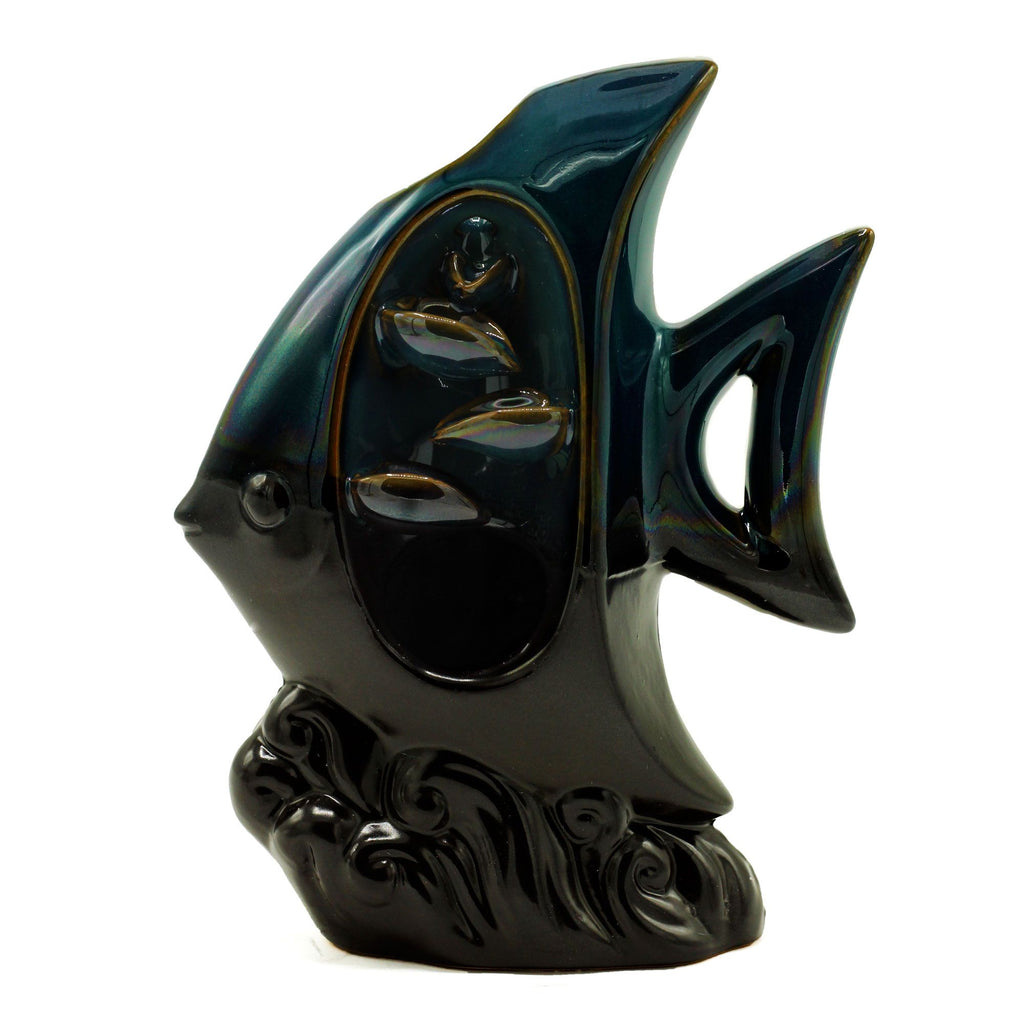 Backflow Incense Burner Tropical Fish for Relaxing Home Décor