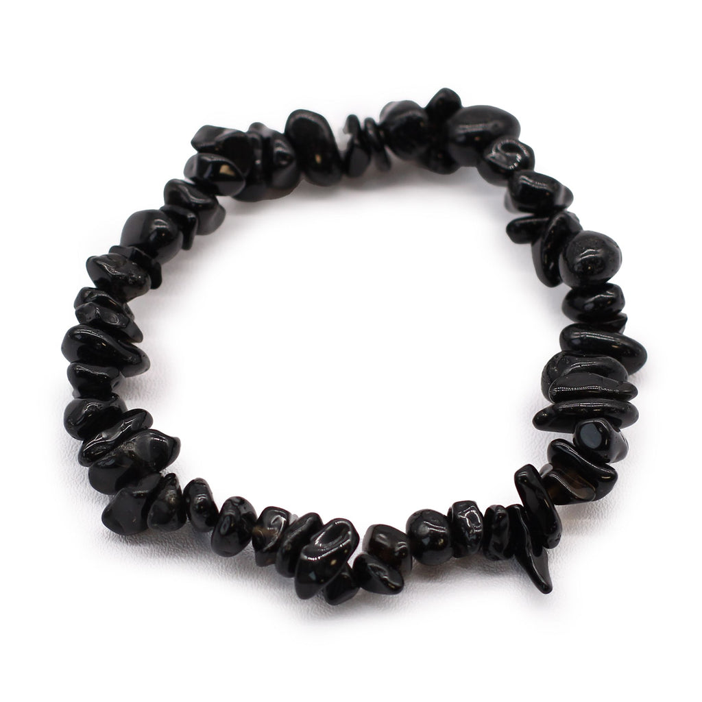 Chipstone Bracelet Stylish Black Agate for Everyday Fashion Wear