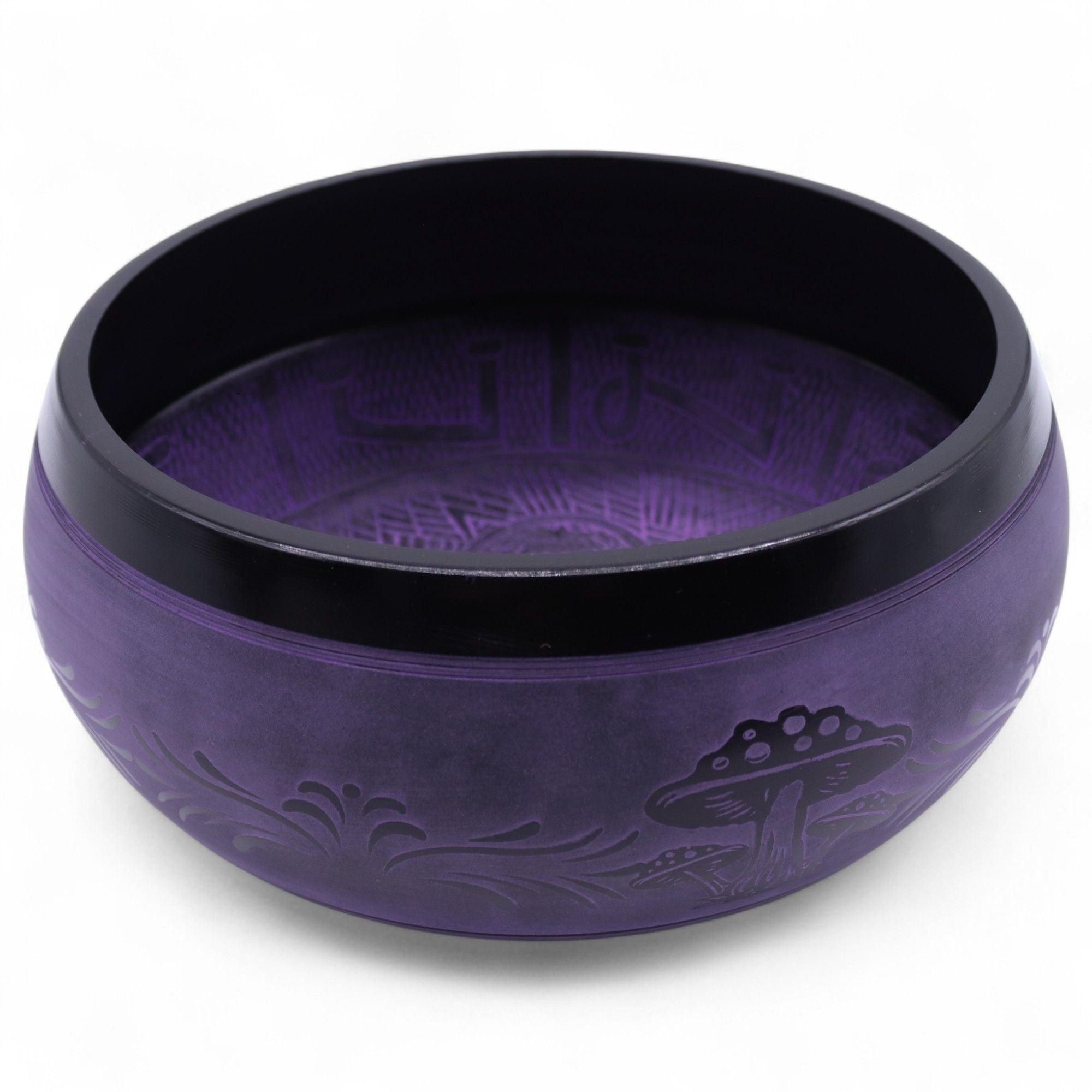 Extra Loud Mushroom Singing Bowl in Purple Haze for Meditation