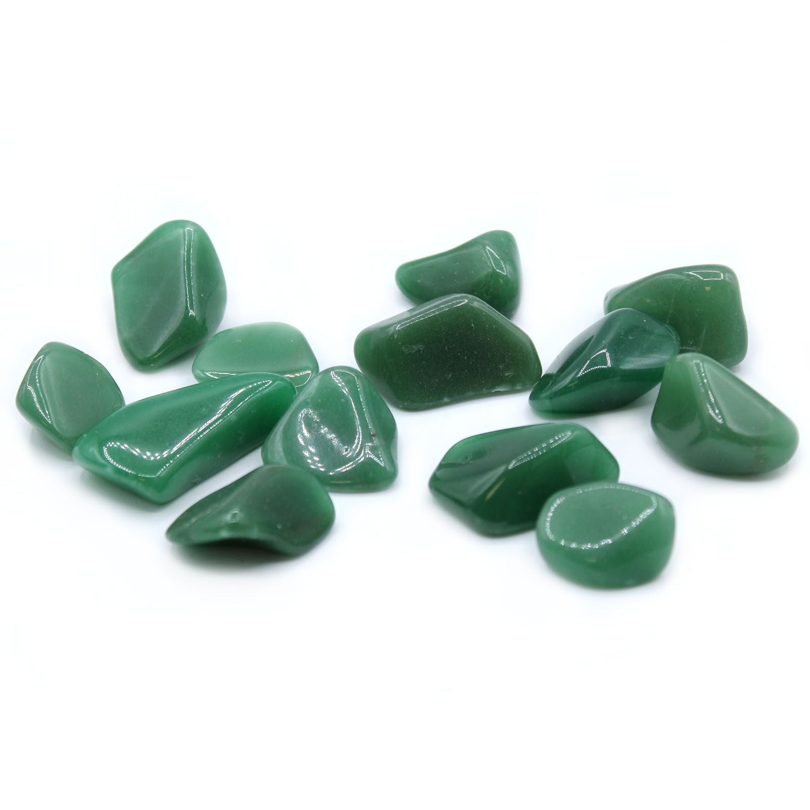 Large Tumble Stones Quartz Green for Crafting and Collecting Projects