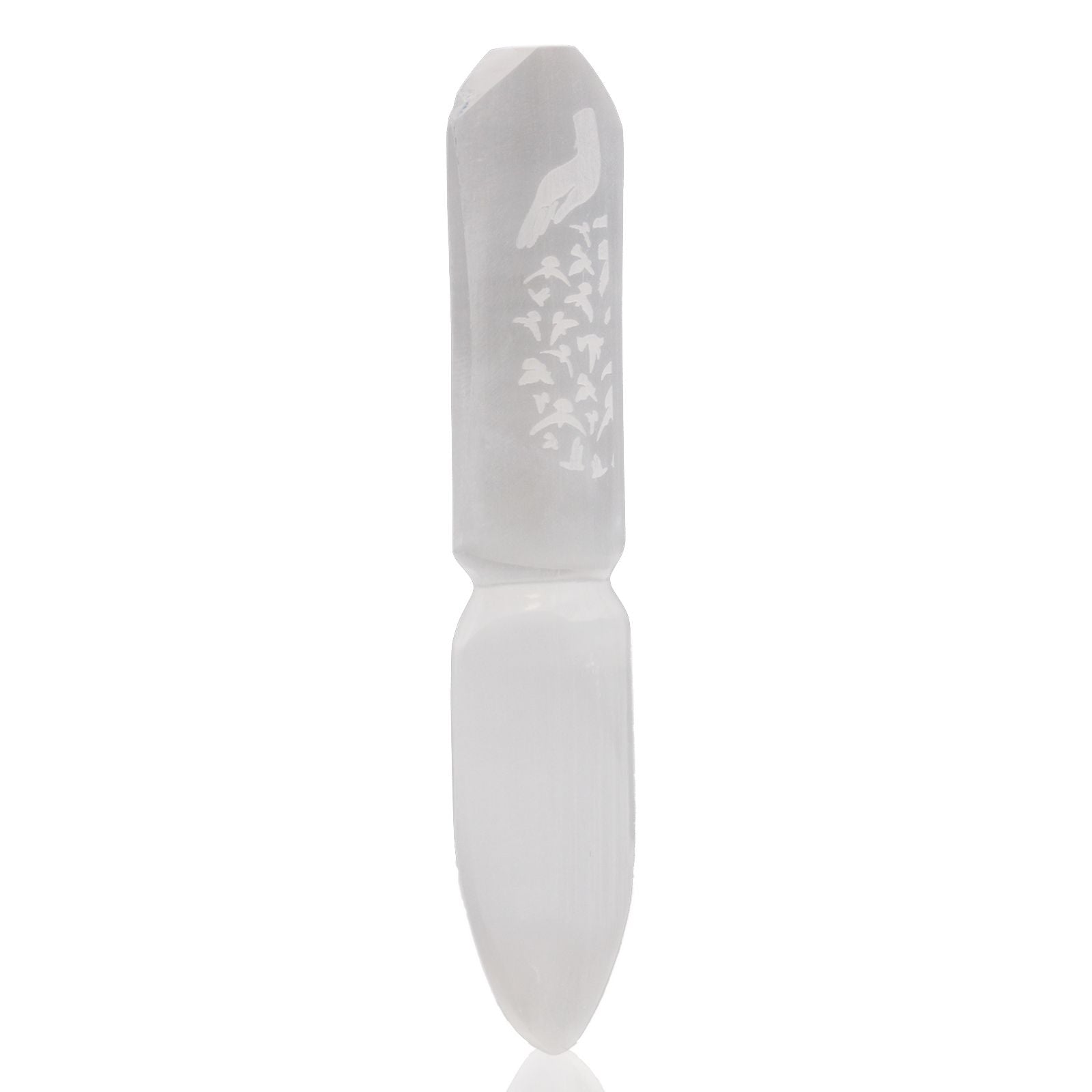 Selenite Ritual Knife for Ceremonial Use to Release Bonds