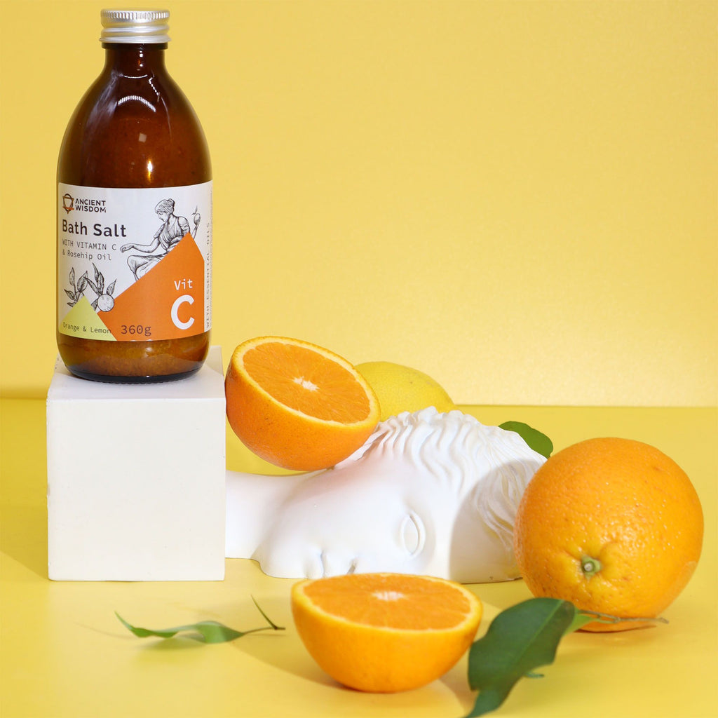 Vitamin C Bath Salt for an Ancient Goddess Experience in Luxury