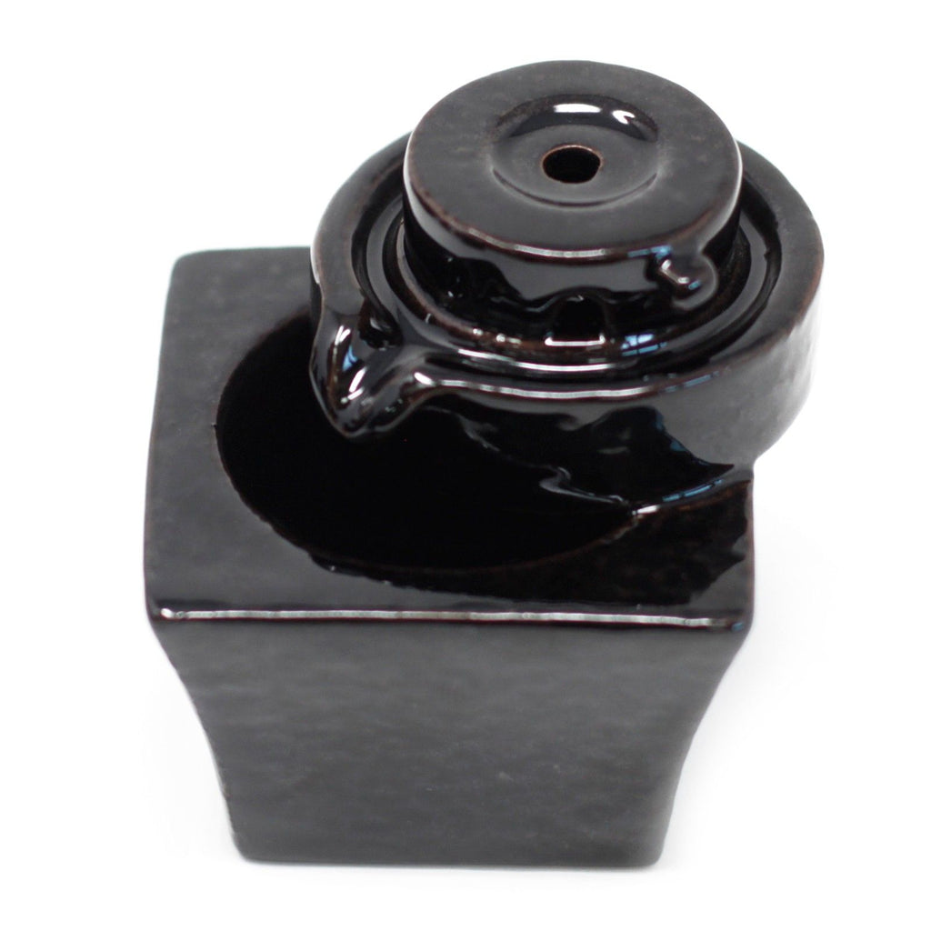 Back Flow Incense Burner Round to Square for Relaxing Ambience