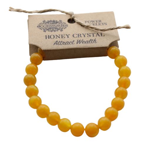 Power Bracelet Honey Crystal for Everyday Style and Unique Gifts