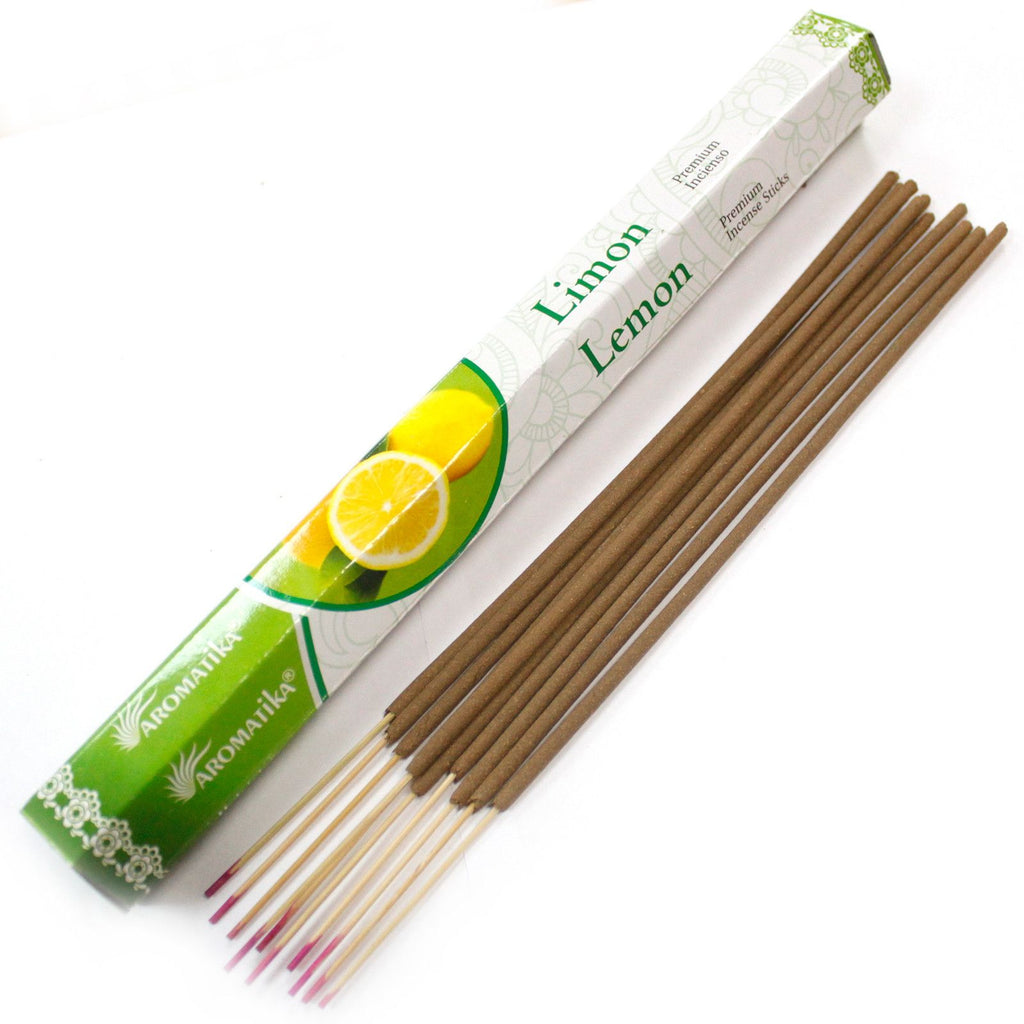 Aromatica Premium Incense Sticks with Energising Lemon Aroma