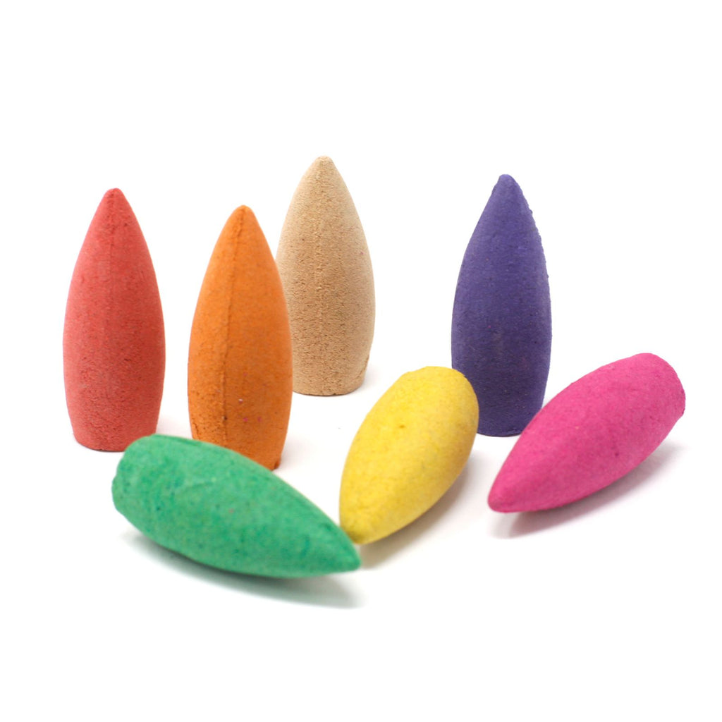 Long Backflow Incense Cones Assorted Fragrances for Relaxation